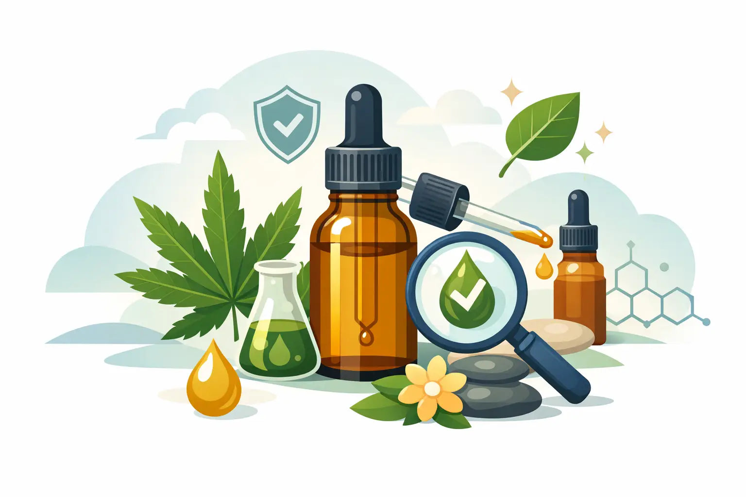 5 Merkmale guter CBD-Öle auf einen Blick