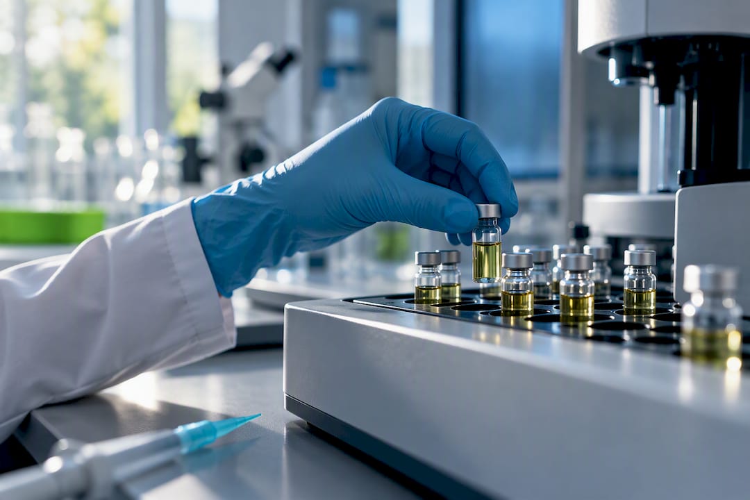 Laborproben für das CBD-Analysezertifikat