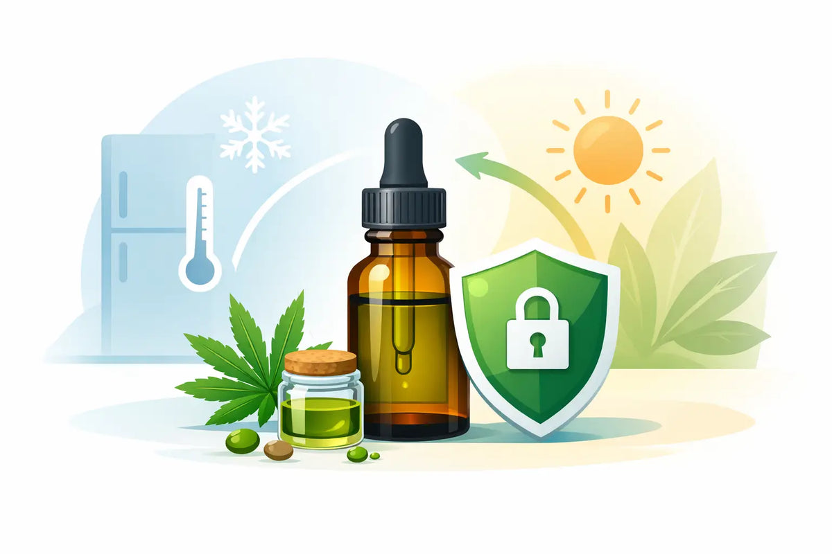 Wie CBD Öl richtig lagern und schützen