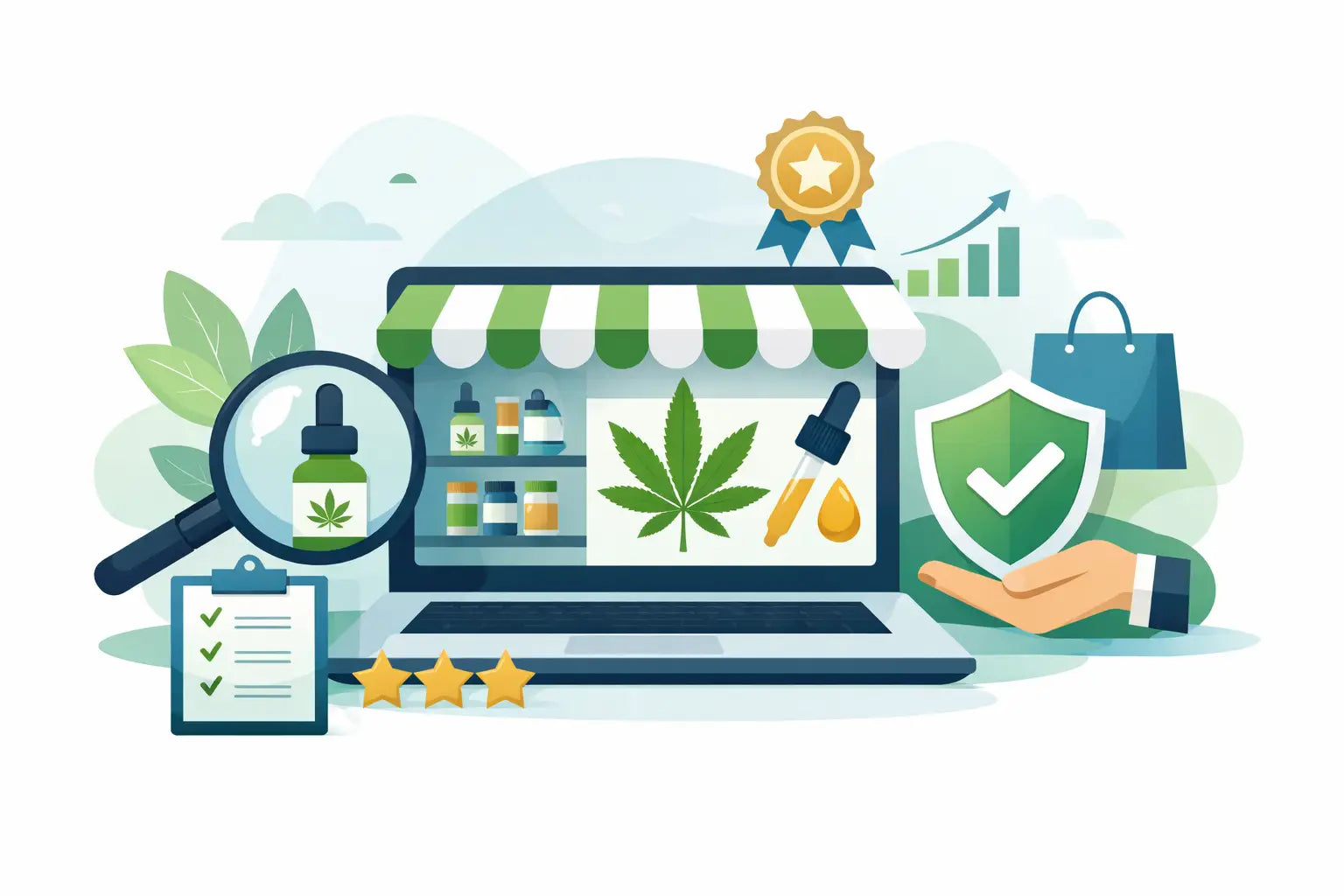 Beste CBD Shop Merkmale richtig erkennen