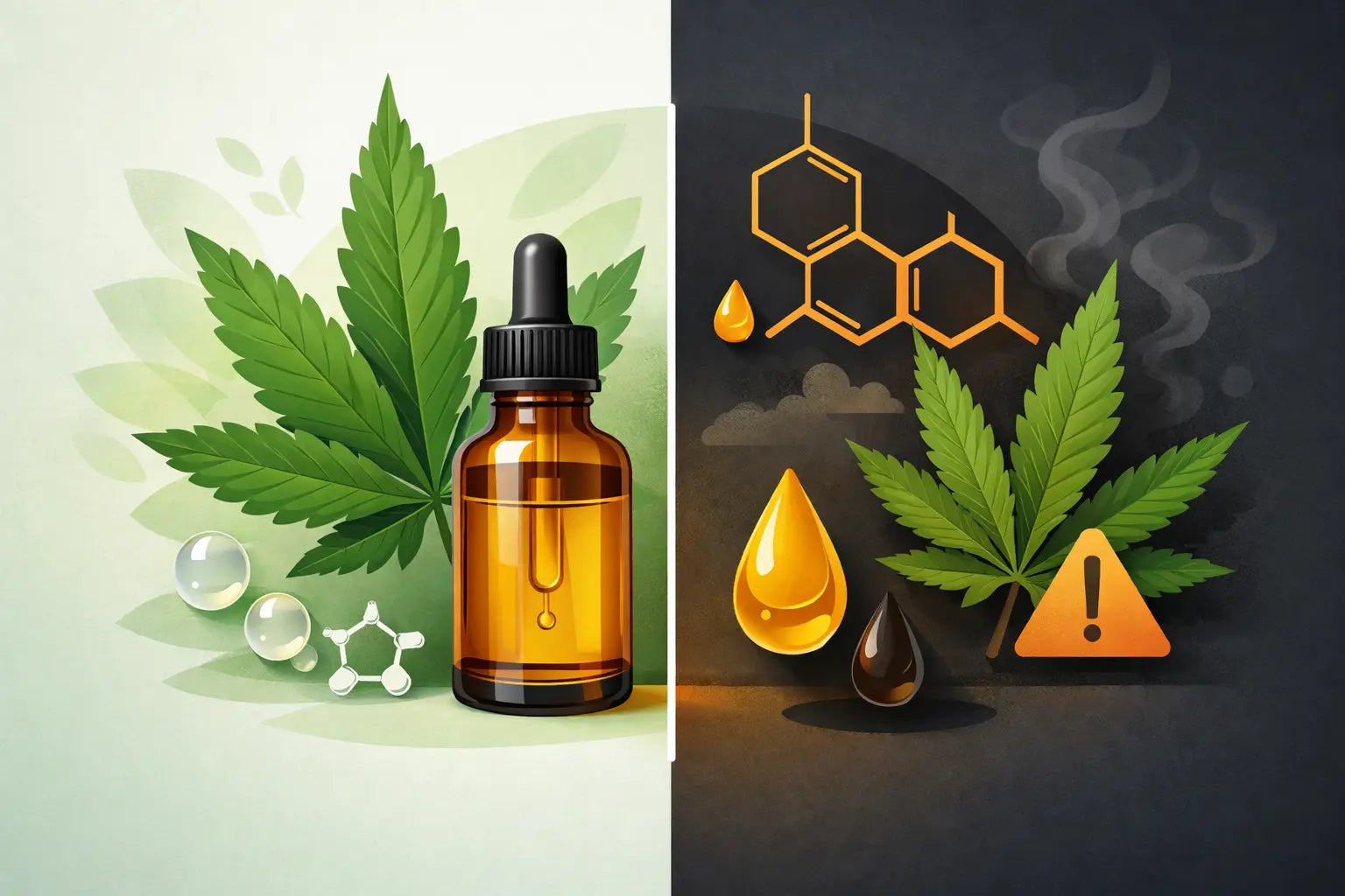 CBD Öl THC frei: Wo liegt der Unterschied?