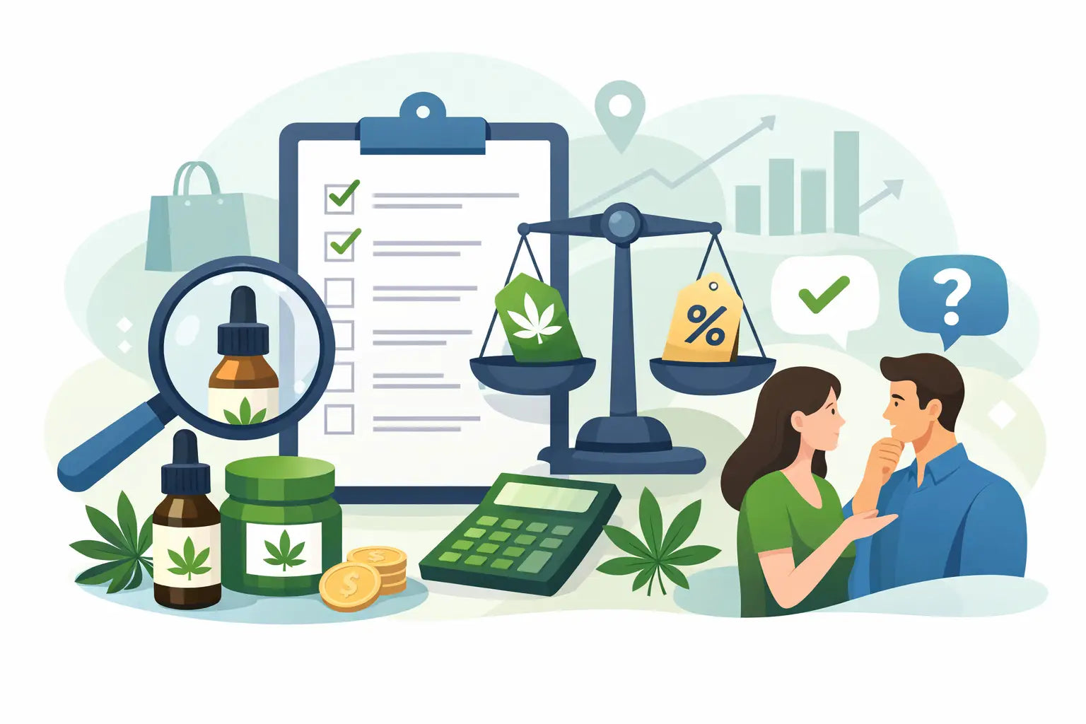 CBD Angebote richtig vergleichen in 7 Schritten