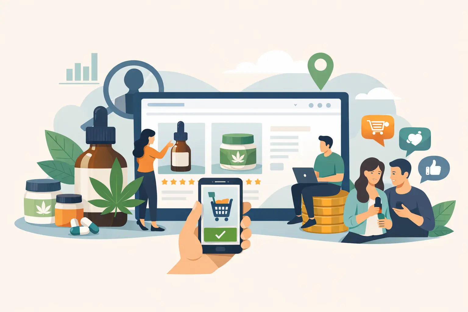 Kundenbeispiele zur CBD-Kaufentscheidung online