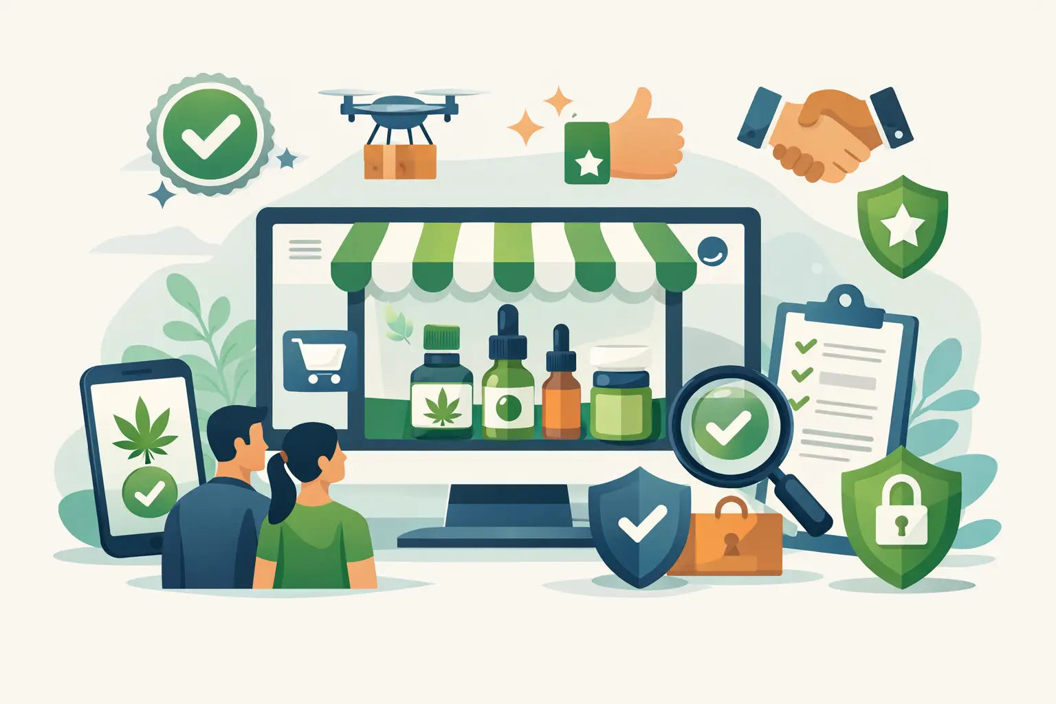 Bester CBD-Shop und seine Vertrauenssignale