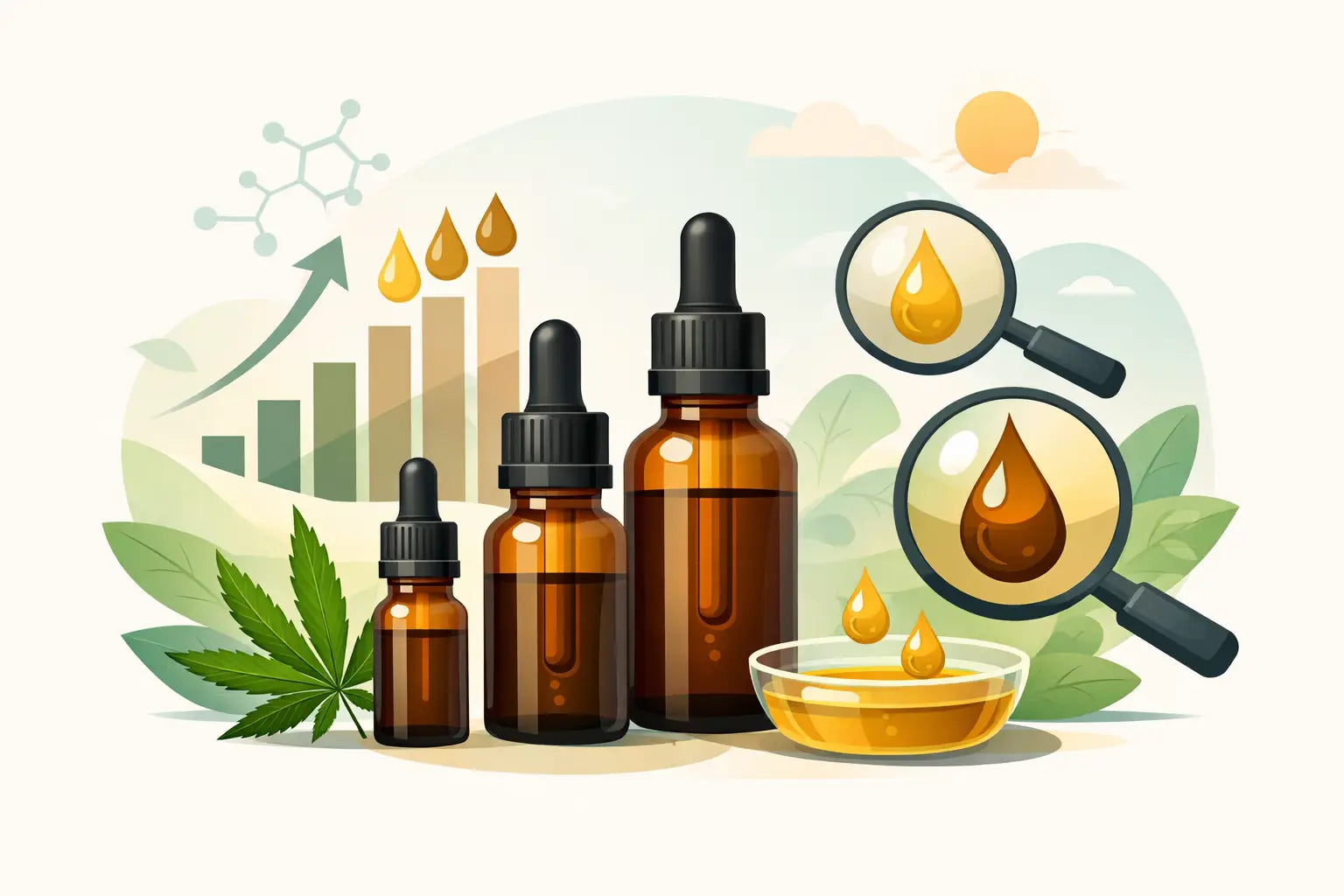 CBD Öl Prozent Unterschied einfach erklärt