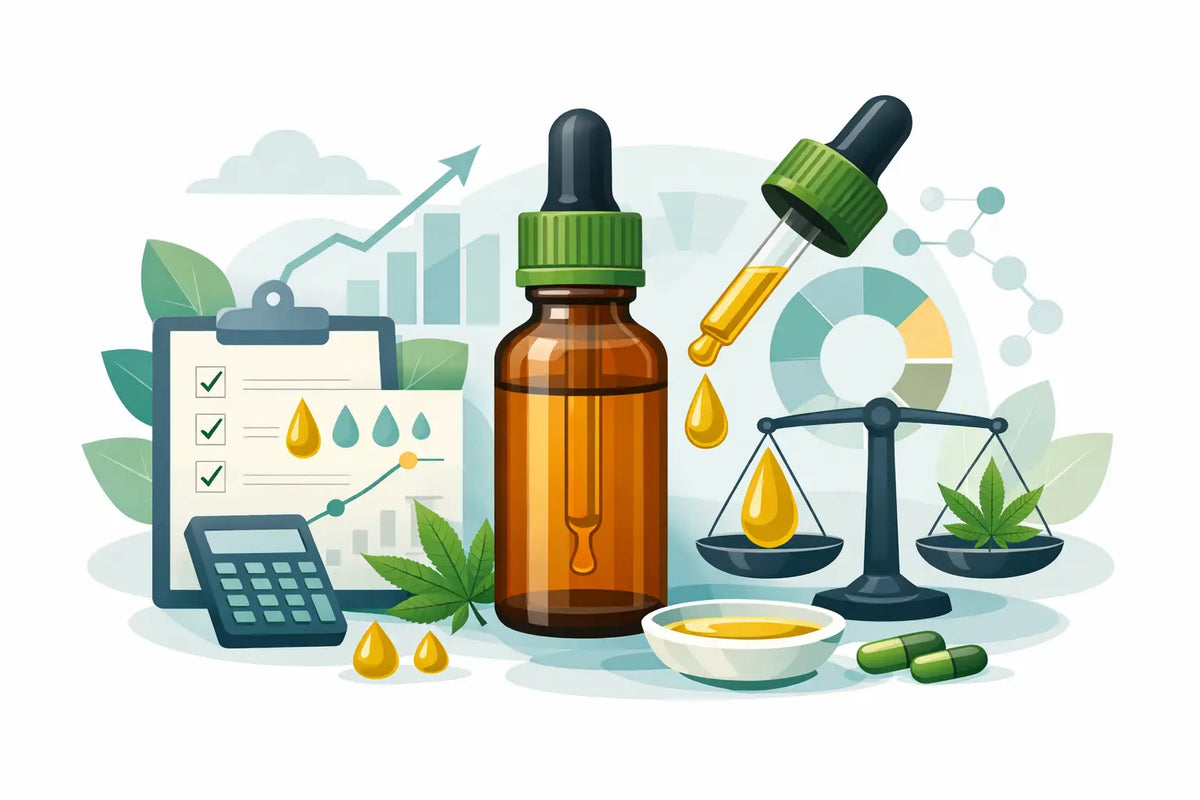 CBD Öl Tropfen berechnen leicht gemacht