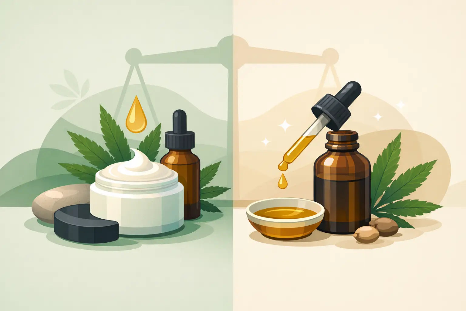 CBD Creme oder Öl – was passt besser?
