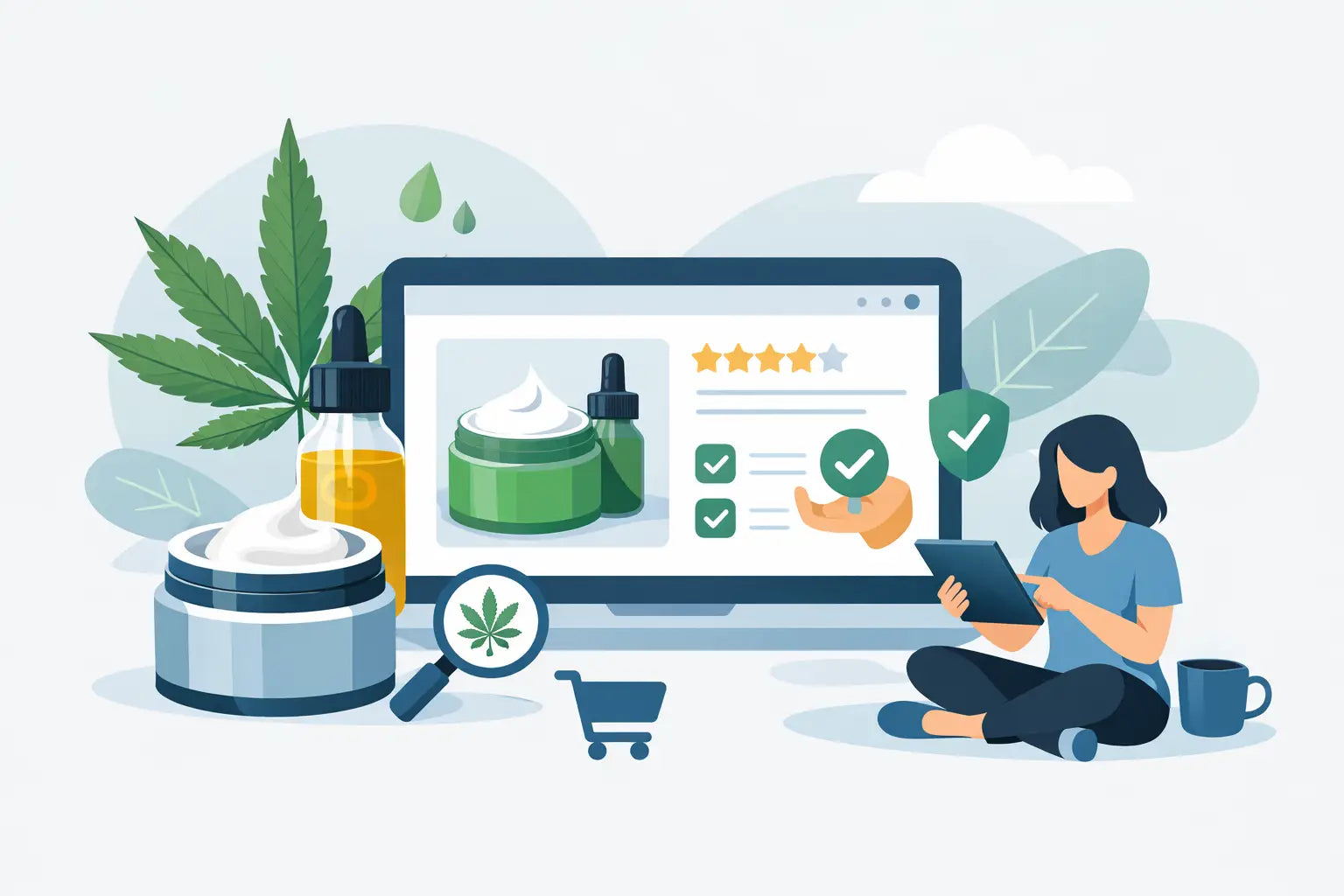 CBD Creme online kaufen – sicher auswählen