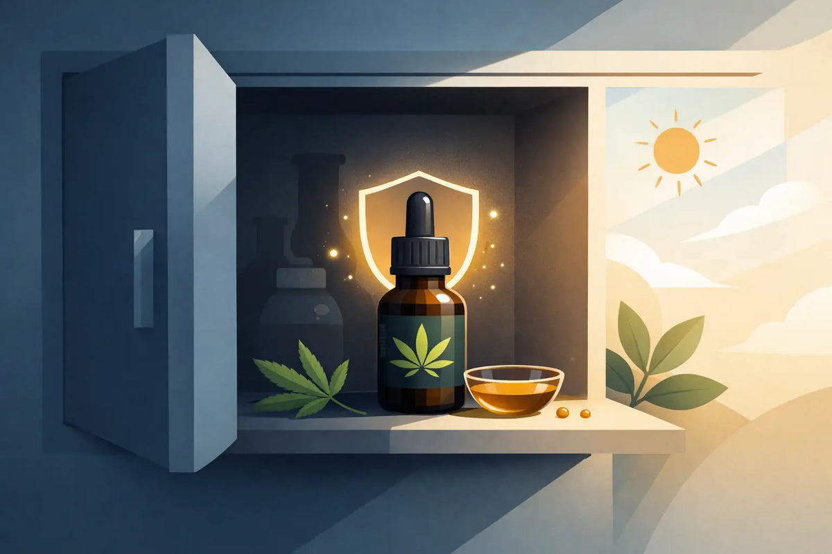Warum CBD-Öl dunkel lagern? So bleibt es geschützt