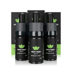 Drei Flaschen CBD-Öl 10 % von CBD’s Finest mit Verpackung