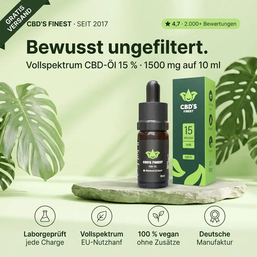 3 x CBD-Öl 15% 10 ml