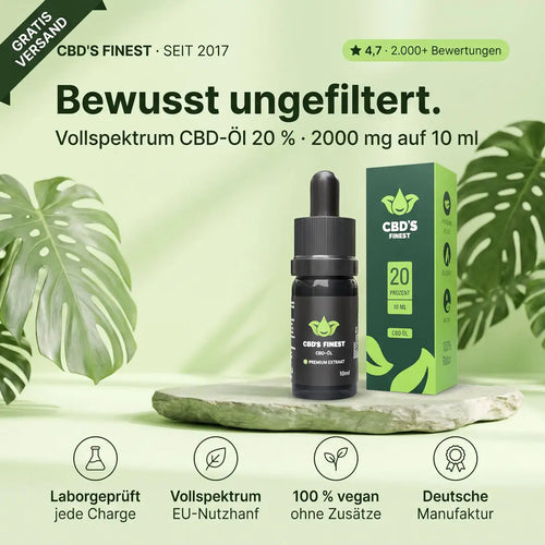 3 x CBD-Öl 20 % 10 ml