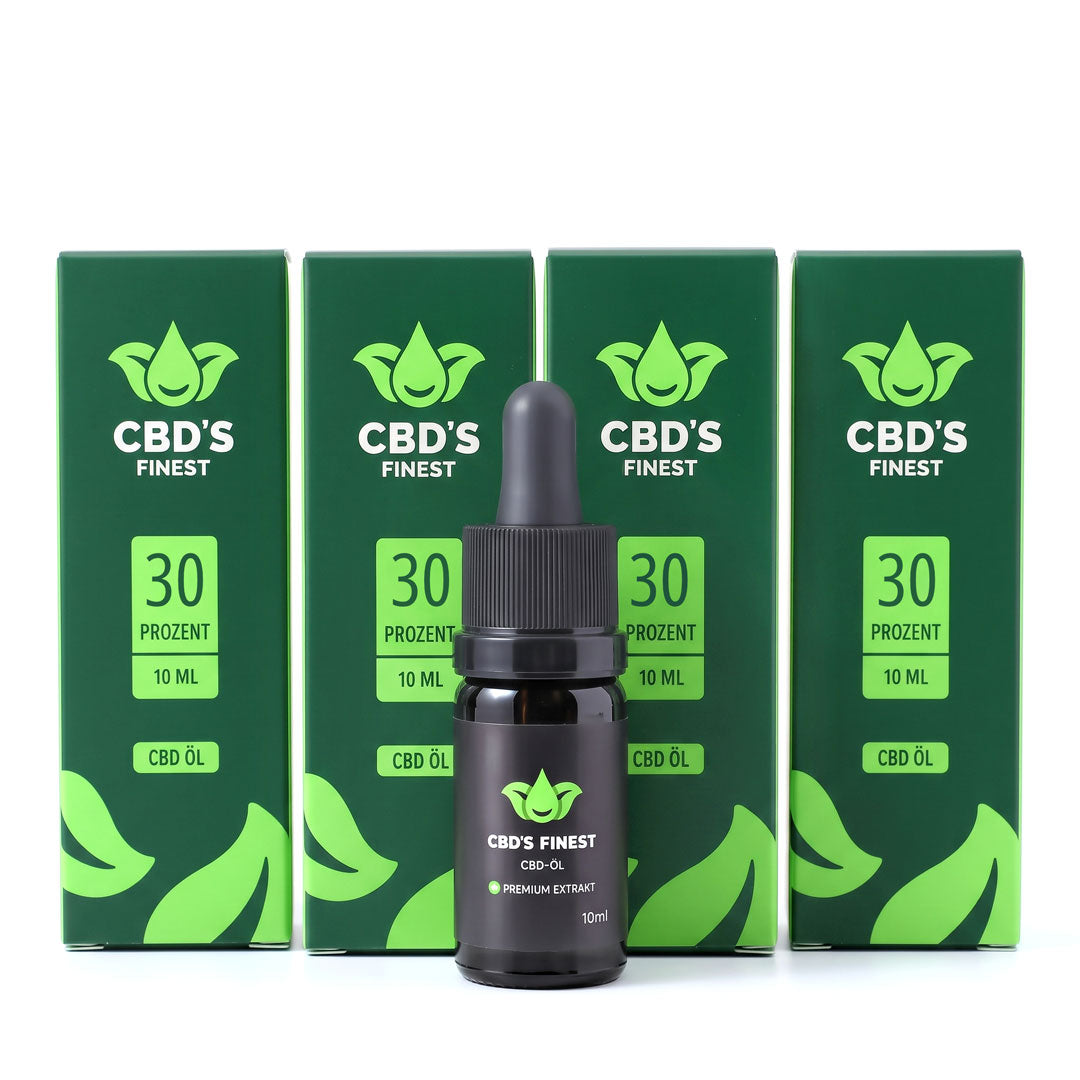 4 x CBD-Öl 30% 10ml