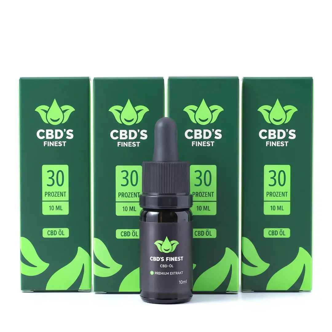 4 x CBD-Öl 30% 10ml