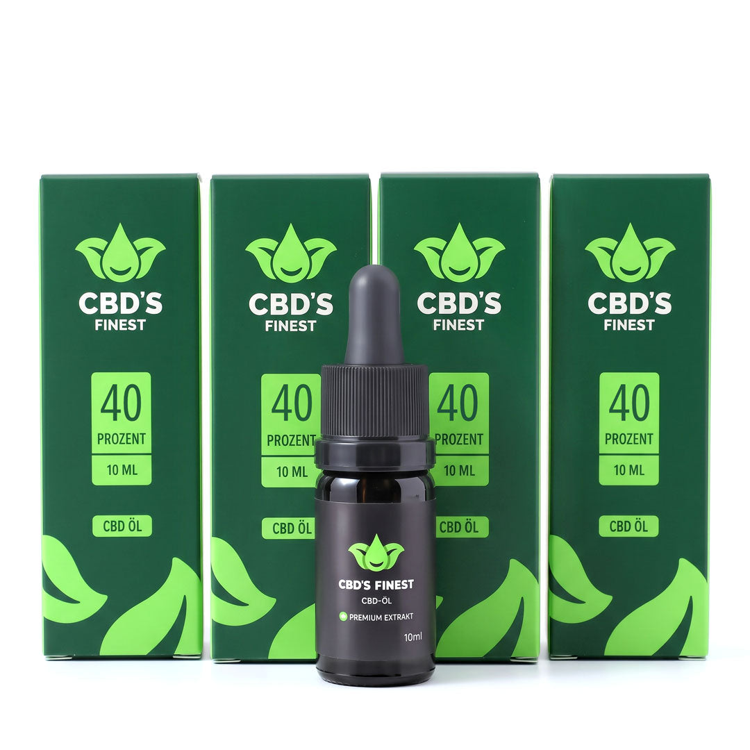4 x CBD-Öl 40% 10ml