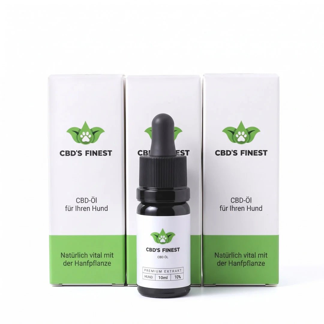 3x CBD-Öl für Hunde 10% 10 ml