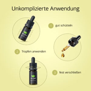 3x Schlaftropfen – Melatonin & CBD, 30 ml